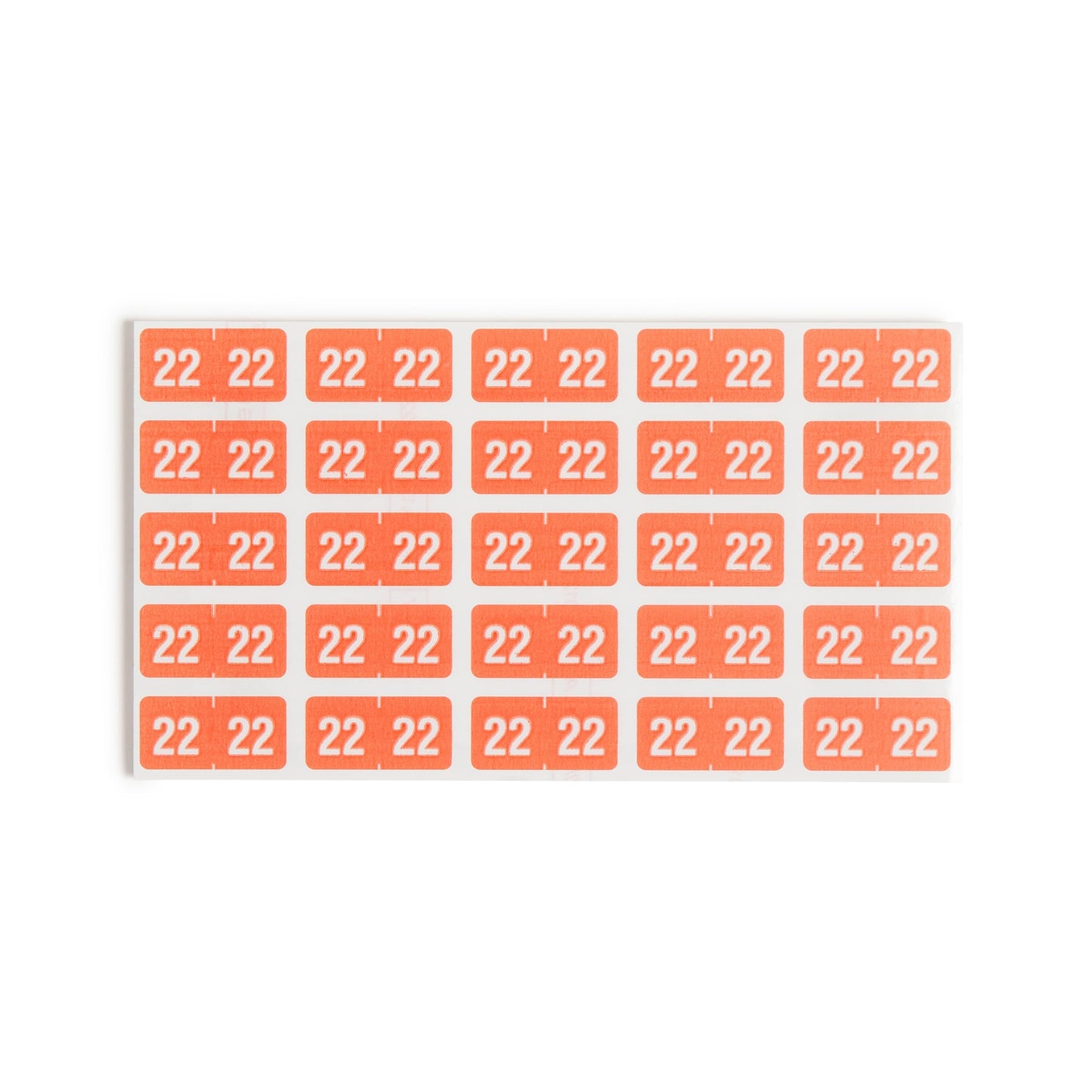 ETS Color-Coded Year Labels - Sheets, Pink Color, 1" X 1/2" Size, Set of 250, 086486679220