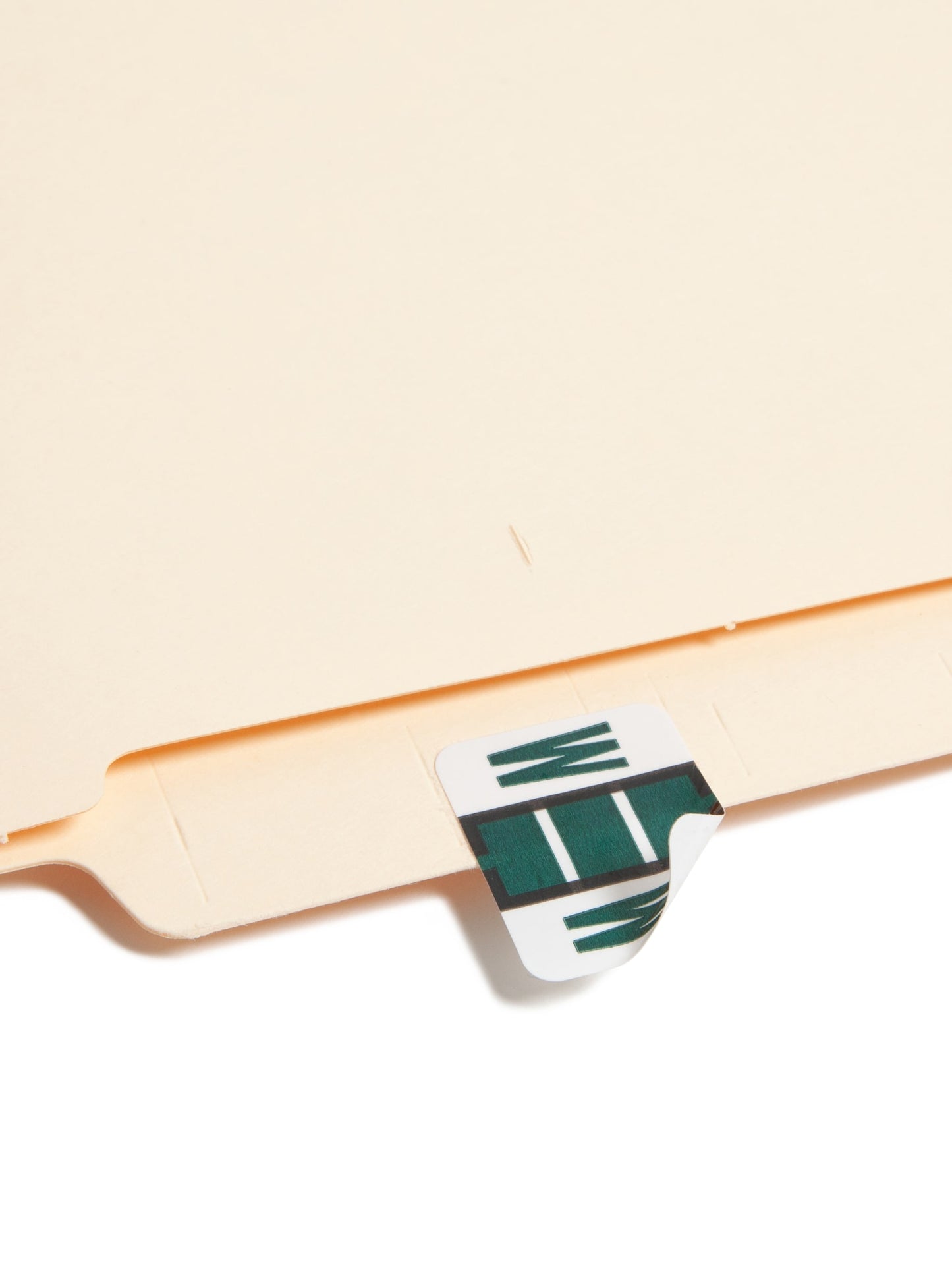 BCCR Bar Style Color-Coded Alphabetic Labels, A-Z Rolls, Dark Green Color, 1-1/4" X 1" Size,