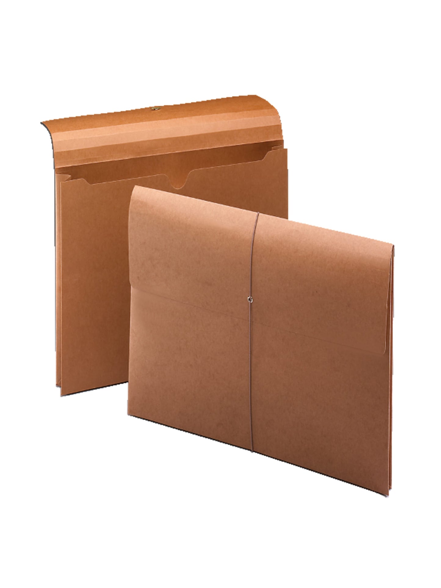 Expanding Wallets, 2-Inch Expansion, Flap and Cord Closure, Red Color, Letter Size, Set of 50, 50086486772438