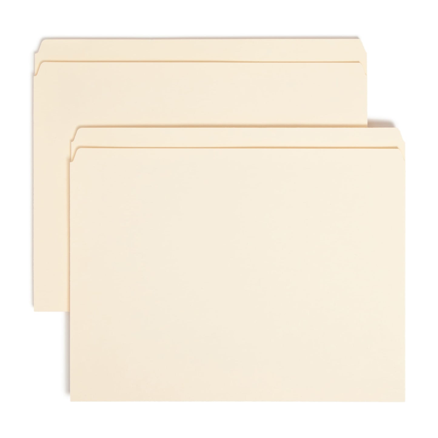 Standard File Folders, Straight-Cut Tab, Manila Color, Letter Size, Set of 100, 086486103008