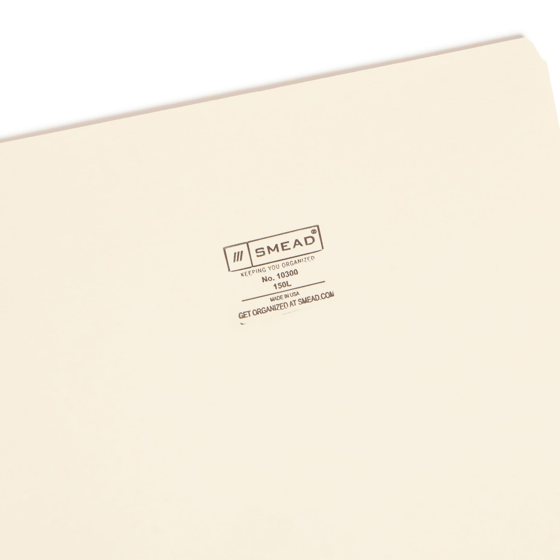 Standard File Folders, Straight-Cut Tab, Manila Color, Letter Size, Set of 100, 086486103008