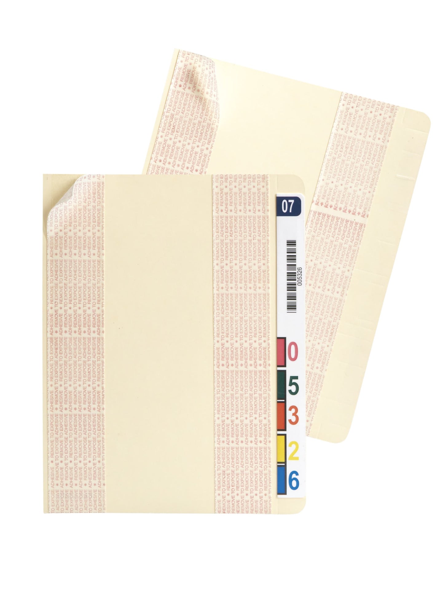 Self-Adhesive Multi-Use End Tab Converters, Straight-Cut Tab, Manila Color, 9 X 6 Size, Set of 200, 086486681001