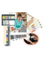 ColorBar®  Inkjet Labels, White Color, 1-7/16” X 8” Size, Set of 1008, 086486024839
