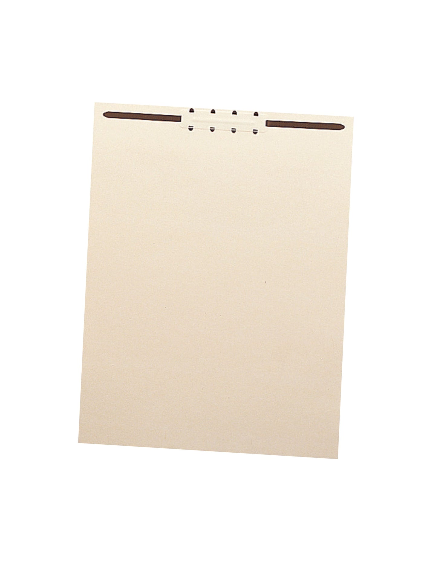 File Backs with Fastener, Manila Color, Letter Size, Set of 100, 086486355117