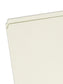 SafeSHIELD® Pressboard Fastener File Folders, 2 inch Expansion, Straight-Cut Tab, Gray/Green Color, Letter Size, 