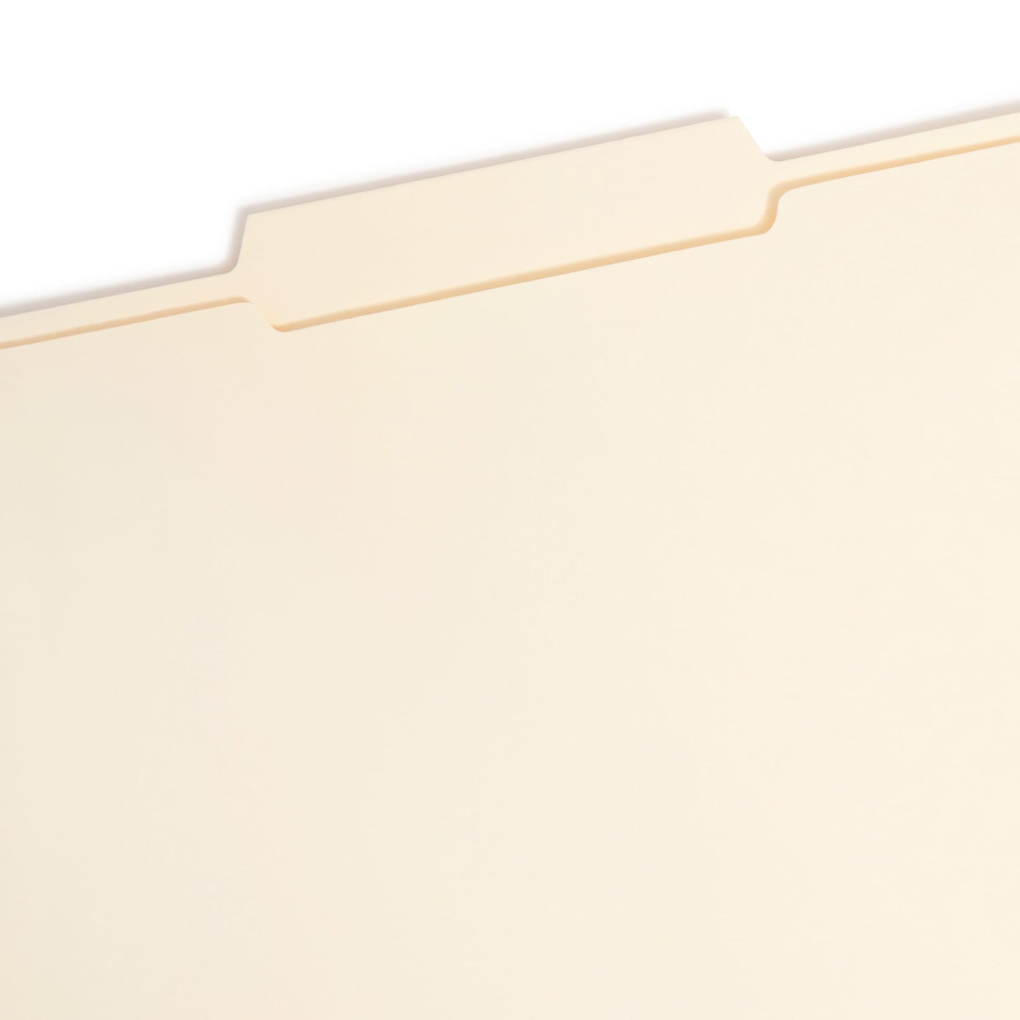 Reinforced Tab Fastener File Folders, 2/5-Cut Right of Center Tab, Manila Color, Letter Size, Set of 50, 086486145800