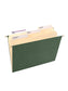 Standard Hanging File Folders, Without Tabs, Standard Green Color, Letter Size, Set of 25, 086486640107