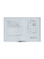 Aluminum Frame Magnetic Glass Dry Erase Board, White, White, 23" x 35", 3 x 2, White, 23" X 35" Size, Set of 1, 817894028245
