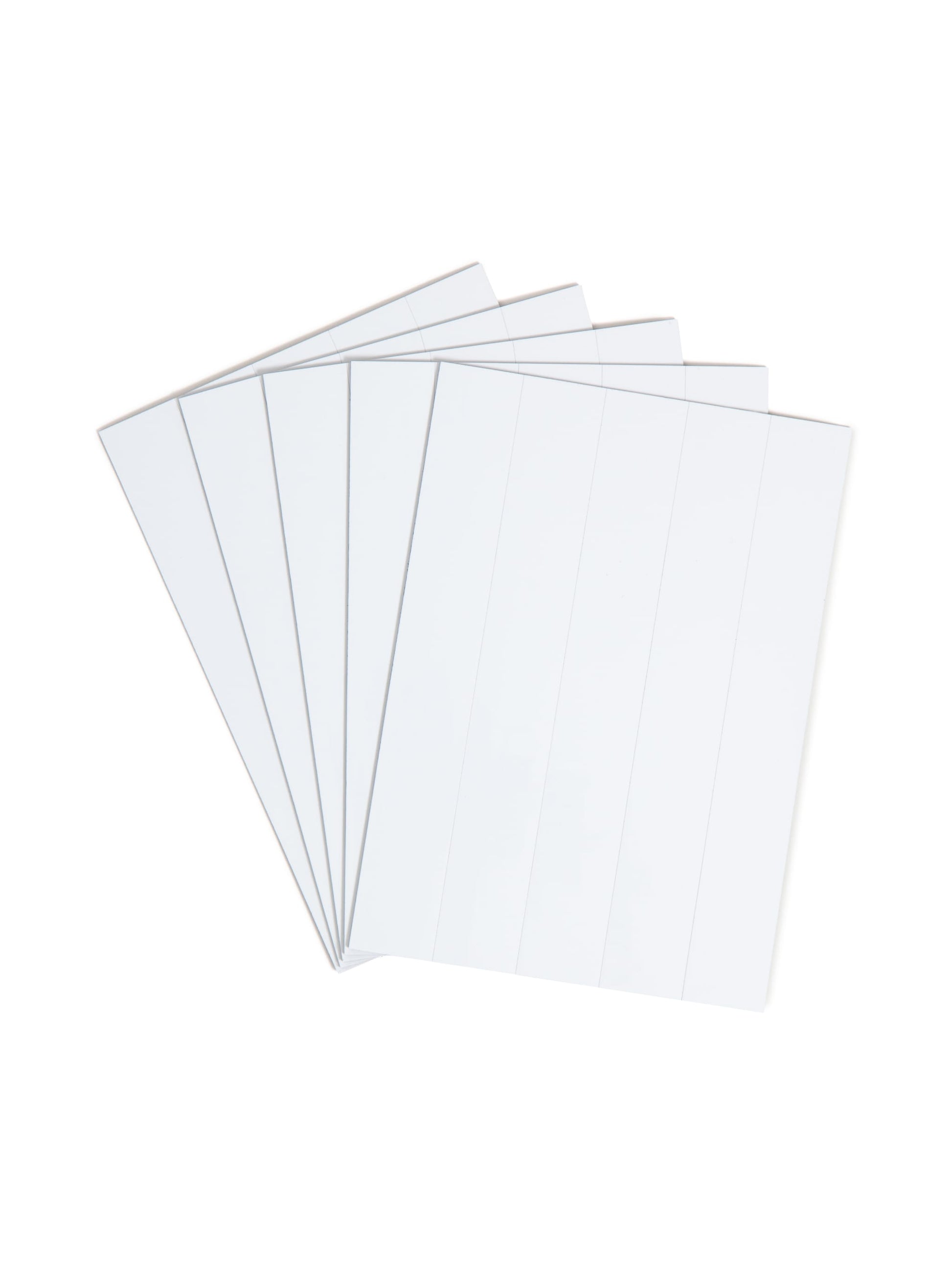 Magnetic Tape Strips, White, White, Set of 25, 843463151564