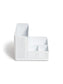 Perf Metal Pencil Cup, Modern Perforated, White, White, Set of 1, 843463157177