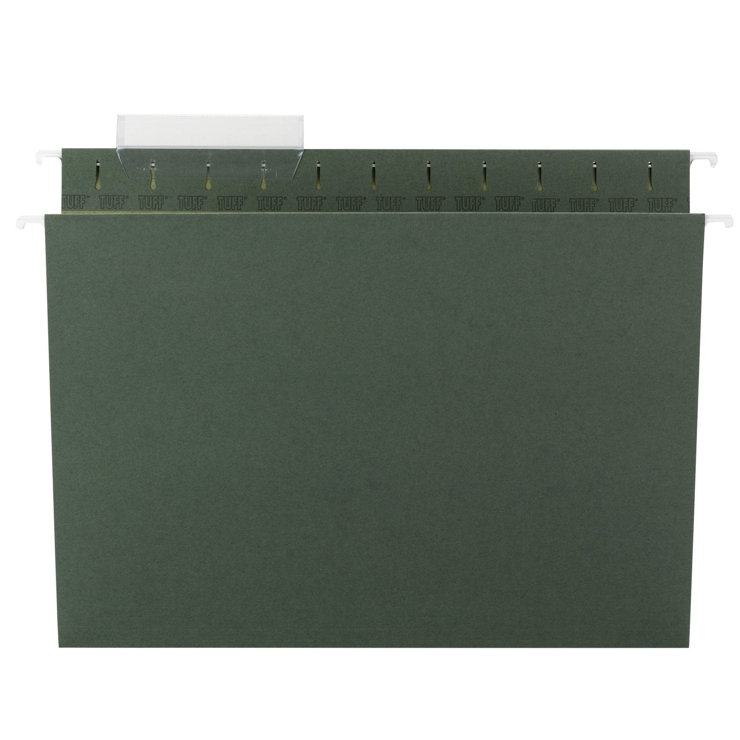TUFF® Hanging File Folders with Easy Slide® Tabs, Standard Green Color, Letter Size, Set of 20, 086486640367