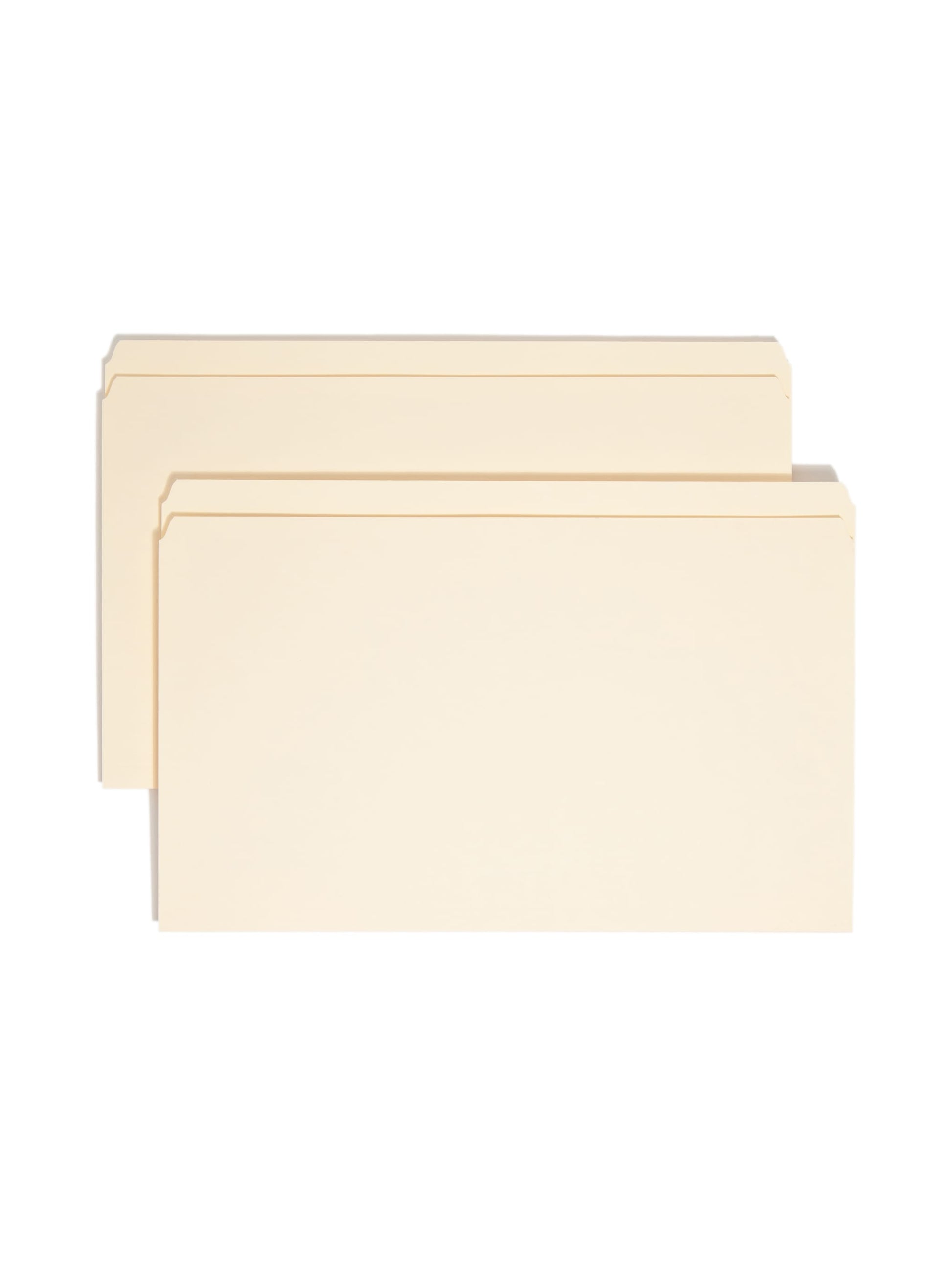 Standard File Folders, Straight-Cut Tab, Manila Color, Legal Size, Set of 100, 086486153003