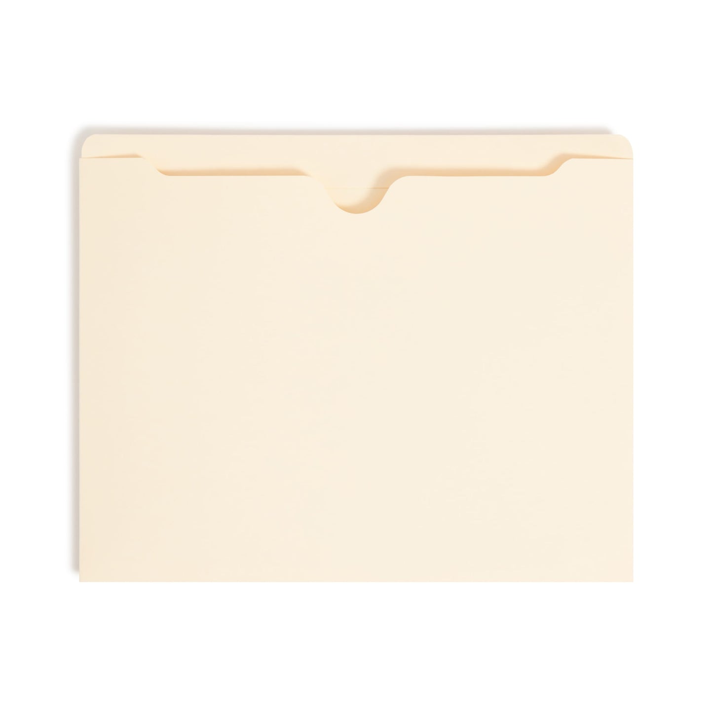 File Jackets, Flat-No Expansion, Straight-Cut Reinforced Tab, Manila Color, Letter Size, Set of 100, 30086486755000