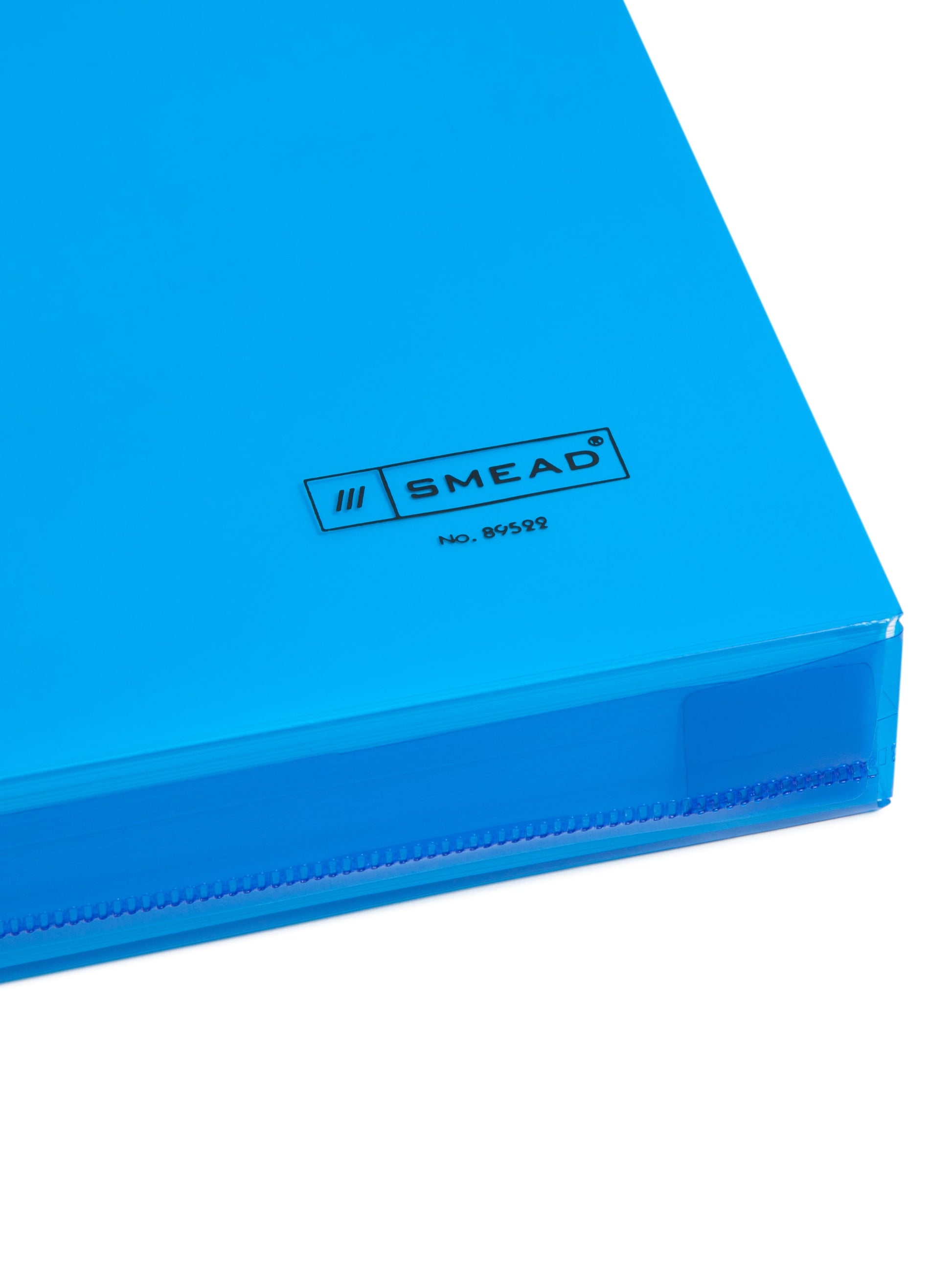 Side Load Poly Envelopes with String Tie Closure, 1-1/4 Inch Expansion, Blue Color, Letter Size, Set of 1, 086486895224