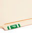 AlphaZ® ACCS Color Coded Alphabetic Labels - Sheets, Dark Green Color, 1" X 1-5/8" Size, Set of 100, 086486671866