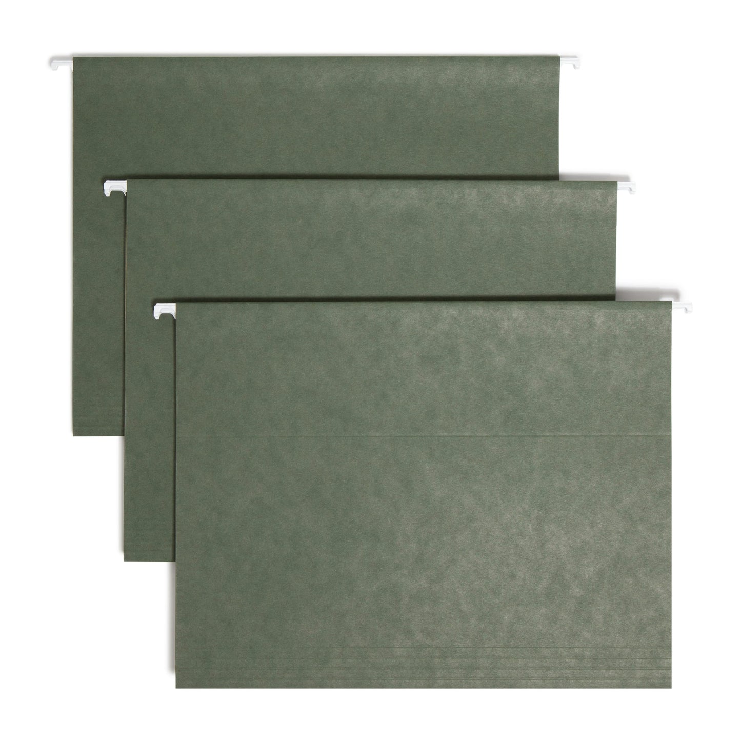 TUFF® Hanging File Folders with Easy Slide® Tabs, Standard Green Color, Letter Size, Set of 20, 086486640367