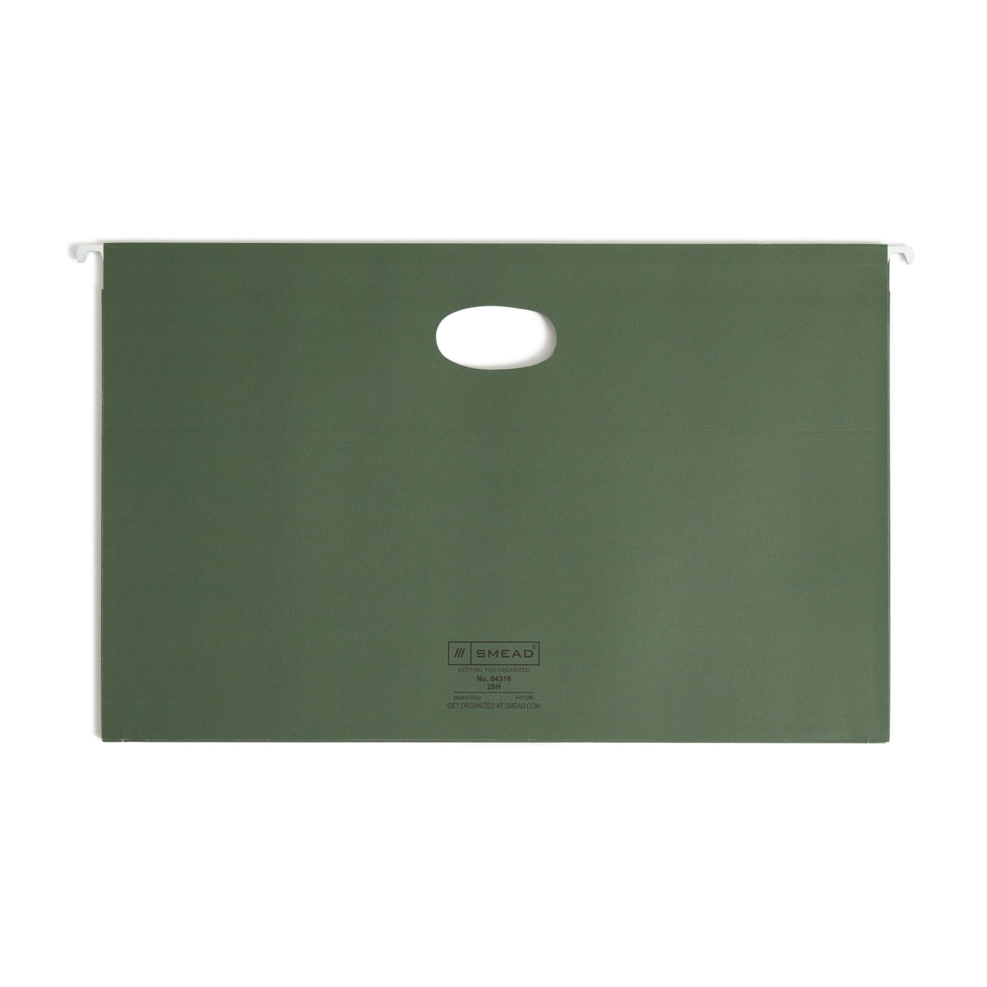 Hanging File Pockets, 1.75" Expansion, Standard Green Color, Legal Size, Set of 25, 086486643184