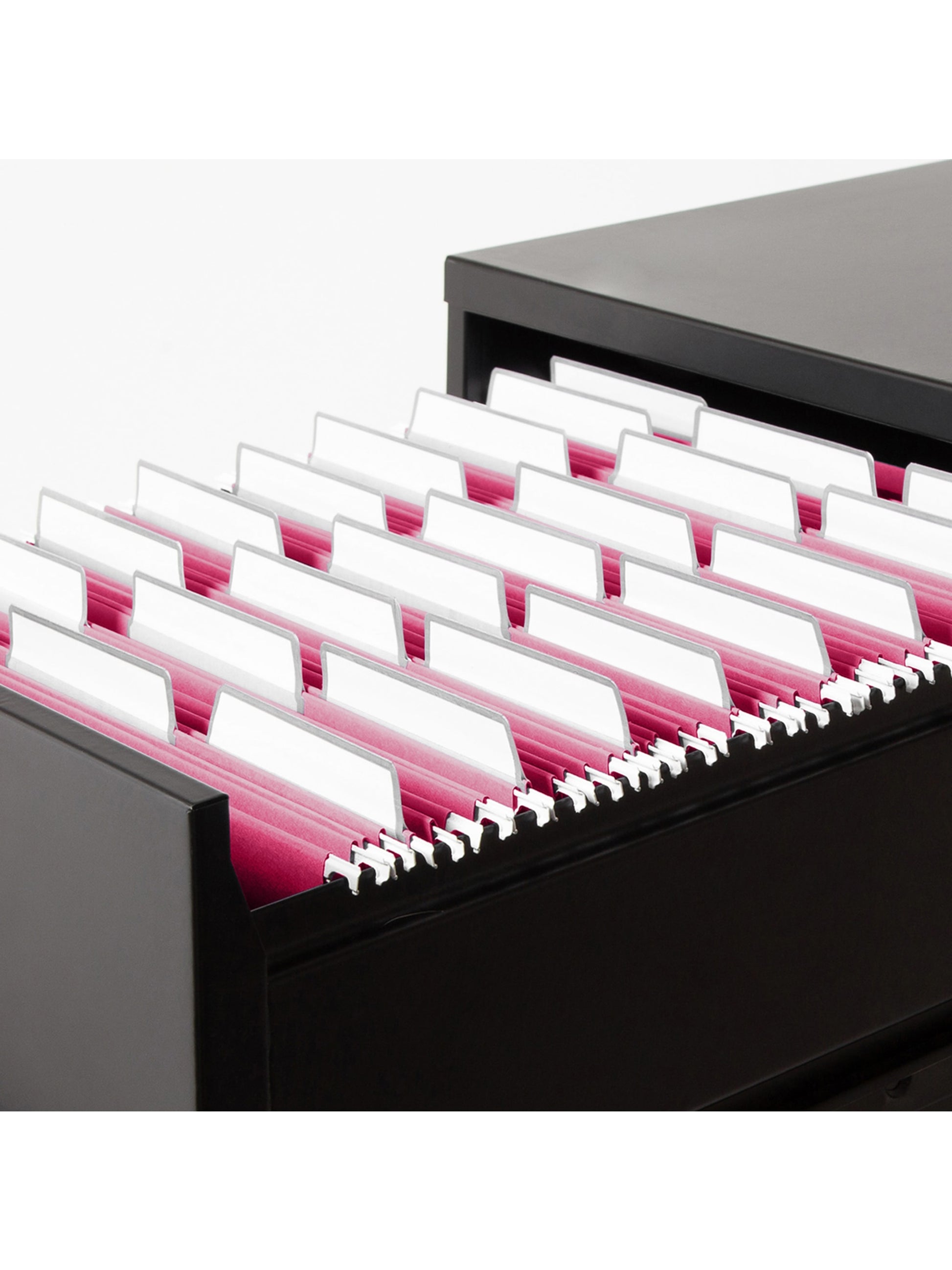 Protab® Filing System Start Kit, Red Color, Letter Size, Set of 20, 086486641975