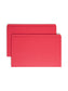 Reinforced Tab File Folders, Straight-Cut Tab, Red Color, Legal Size, Set of 100, 086486177108