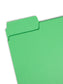 SuperTab® File Folders, 1/3-Cut Tab, Assorted Colors Color, Letter Size, Set of 100, 086486119870