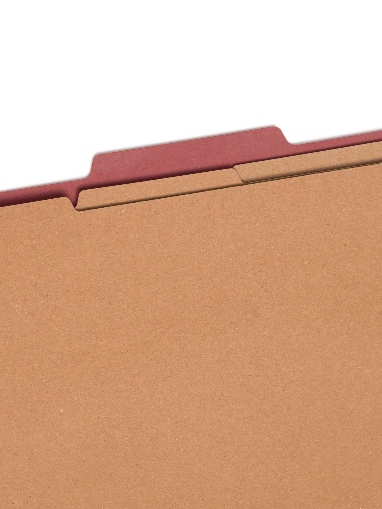 Pressboard Classification File Folders, 3 Dividers, 3 inch Expansion, Red Color, Legal Size, Set of 0, 30086486190993
