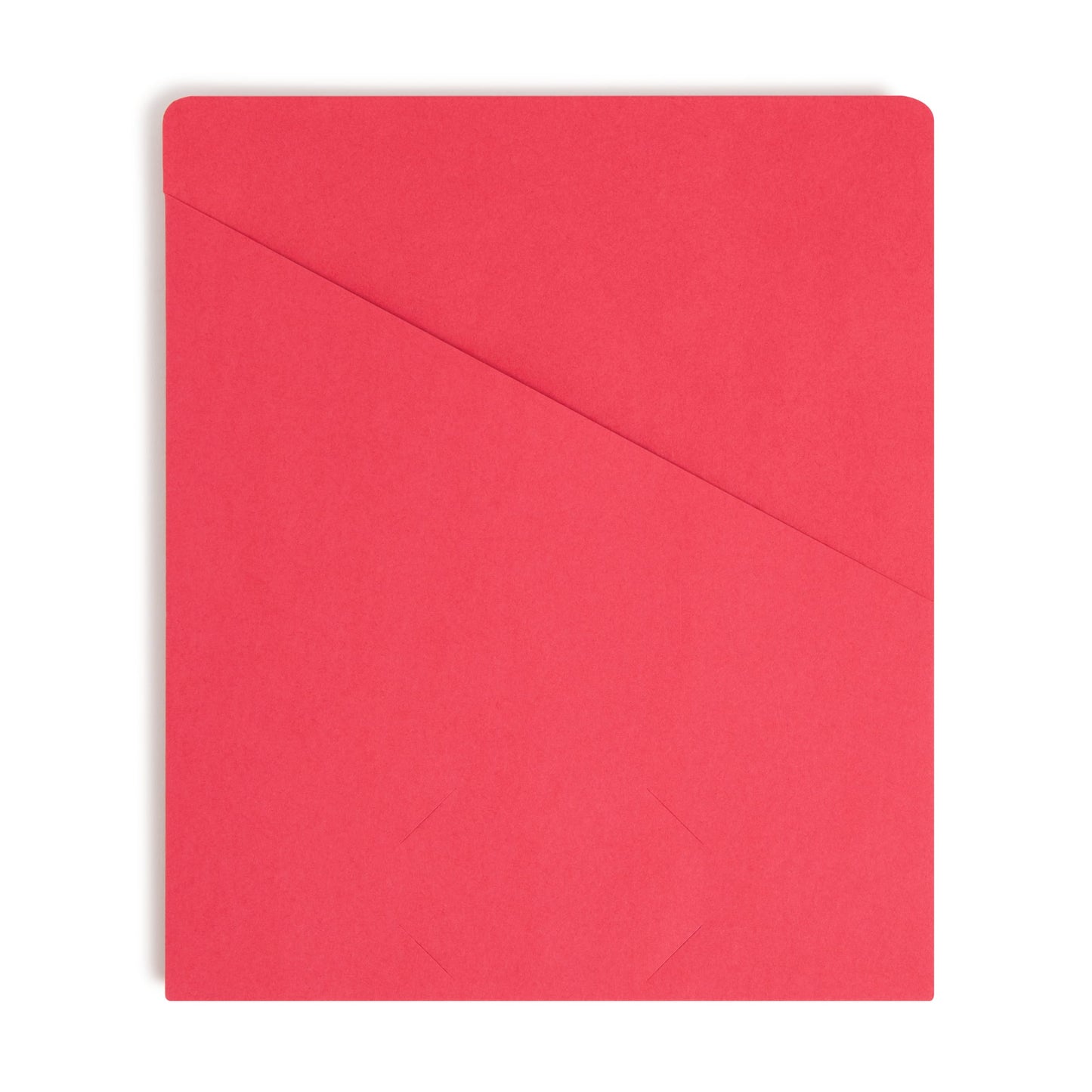 Organized Up® Slash Jackets, Flat-No Expansion, Assorted Colors Color, Letter Size, Set of 25, 086486754255