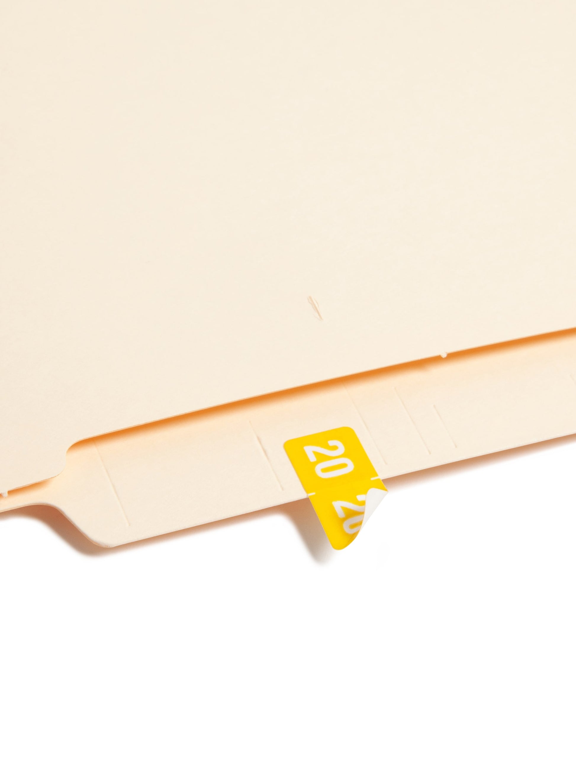 ETS Color-Coded Year Labels - Sheets, Yellow Color, 1" X 1/2" Size, Set of 250, 086486679206