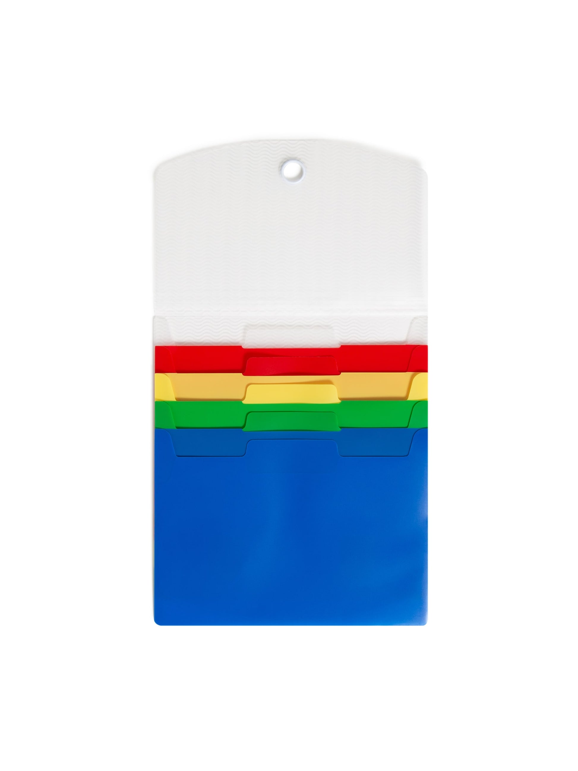Cascading Wall Organizer, 4 Pockets, 4 DividersCascading Organizer, 4 Pockets, 5 Dividers, Assorted Colors, Letter, Assorted Colors, Letter Size, 086486920506