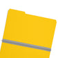 Pressboard File Folder, 1 inch Expansion, 1/3-Cut Tab, Yellow Color, Legal Size, Set of 25, 086486225625