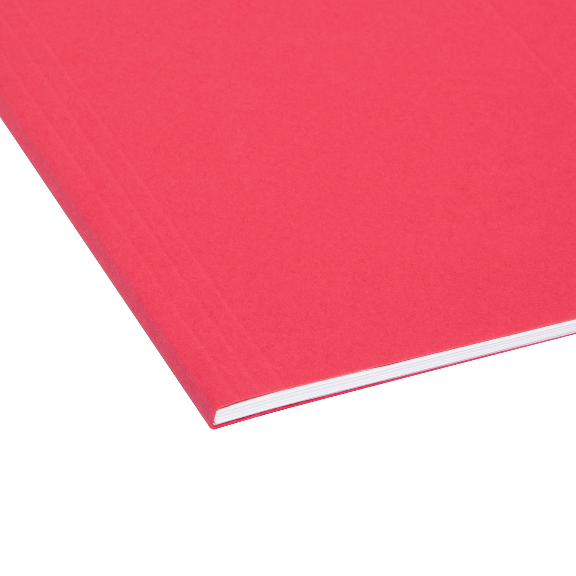 Standard Hanging File Folders with 1/5-Cut Tabs, Red Color, Letter Size, Set of 25, 086486640671