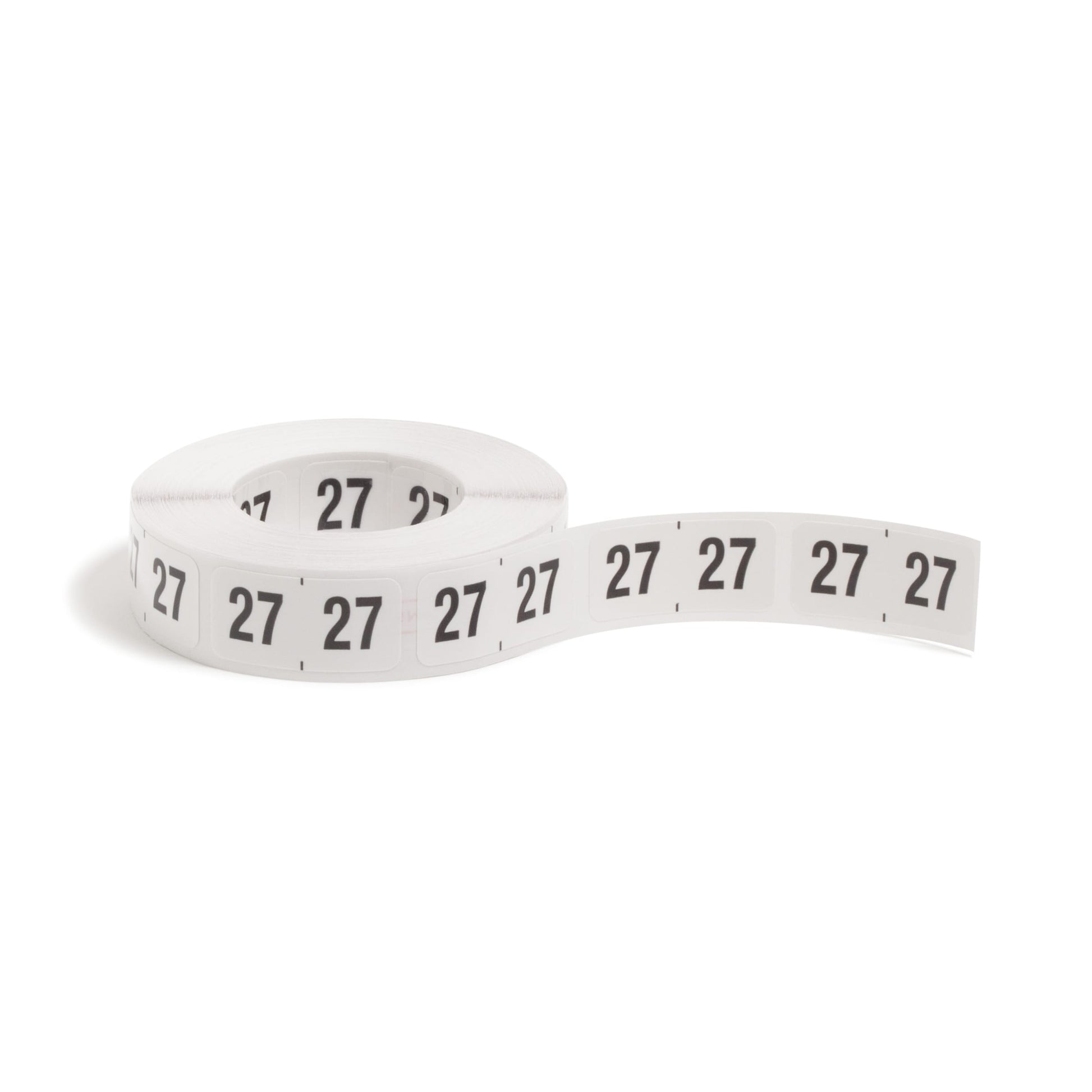 ETYJ Color-Coded Year Labels, White Color, 1-1/2" X 3/4" Size, Set of 500, 086486683272
