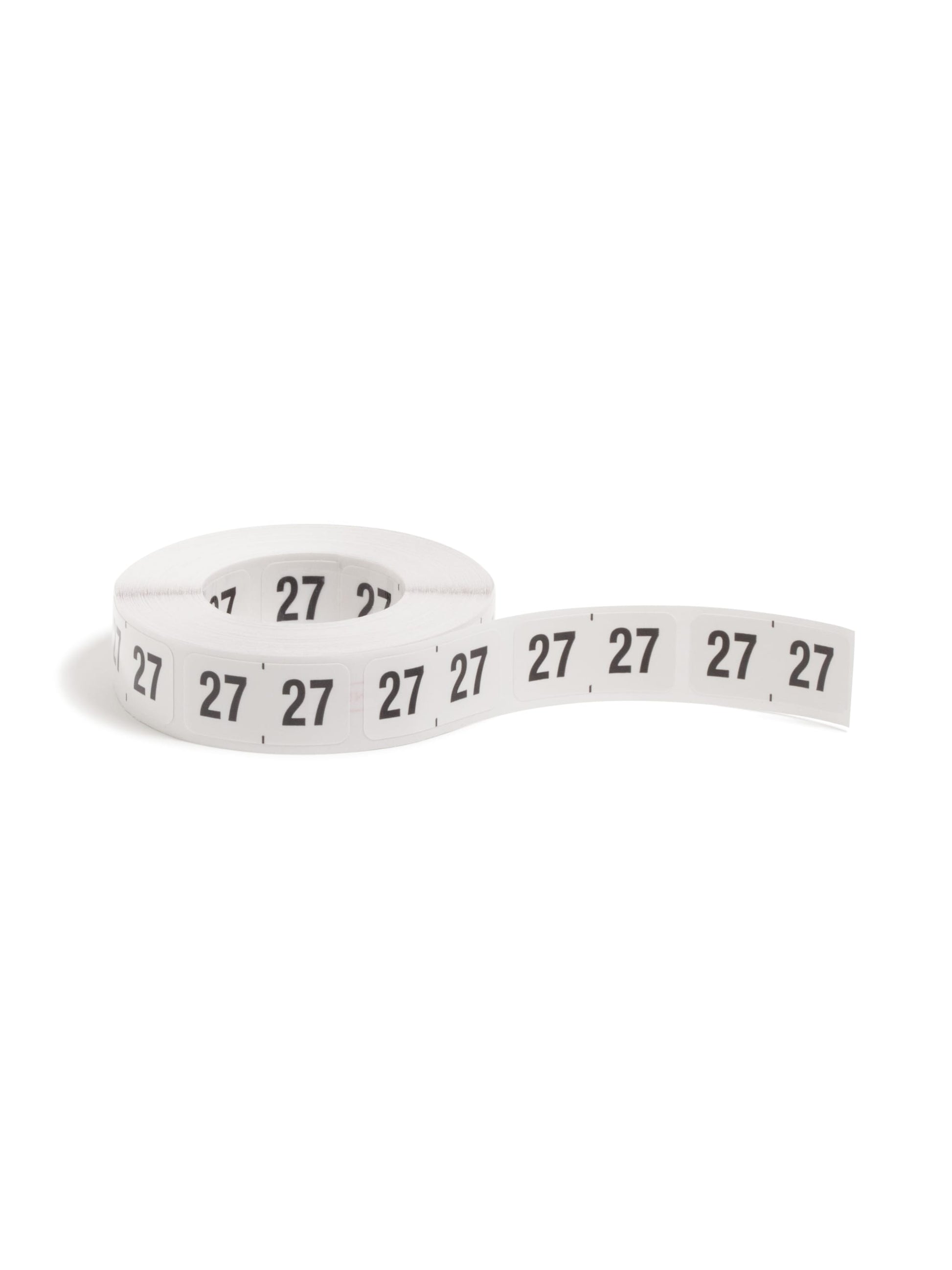 ETYJ Color-Coded Year Labels, White Color, 1-1/2" X 3/4" Size, Set of 500, 086486683272