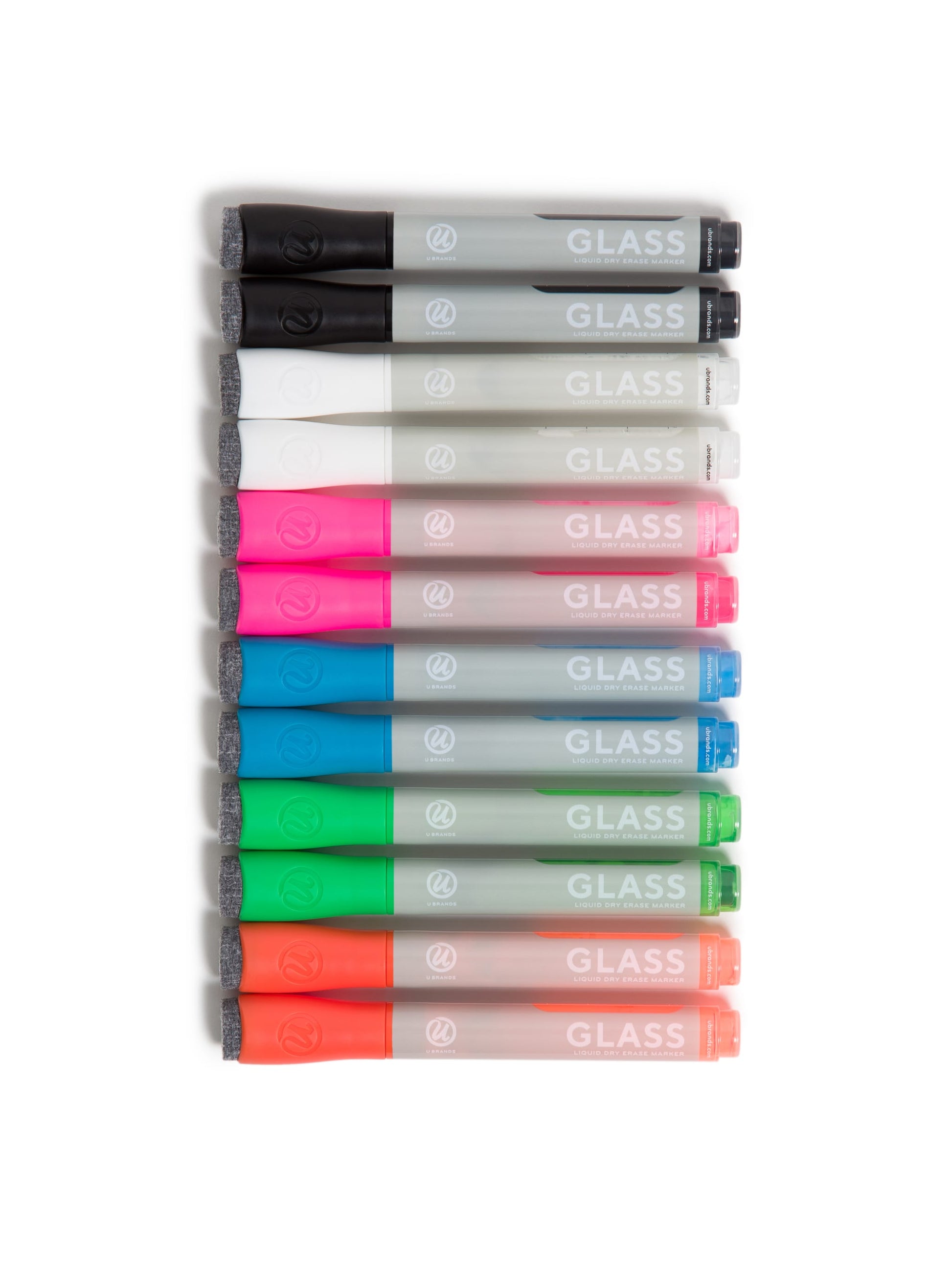 Bullet Tip Liquid Chalk Dry Erase Markers, Assorted Colors, 1.5" x 4.2" x 6", Assorted Colors, 1.5" X 4.2" X 6" Size, Set of 12, 817894029136