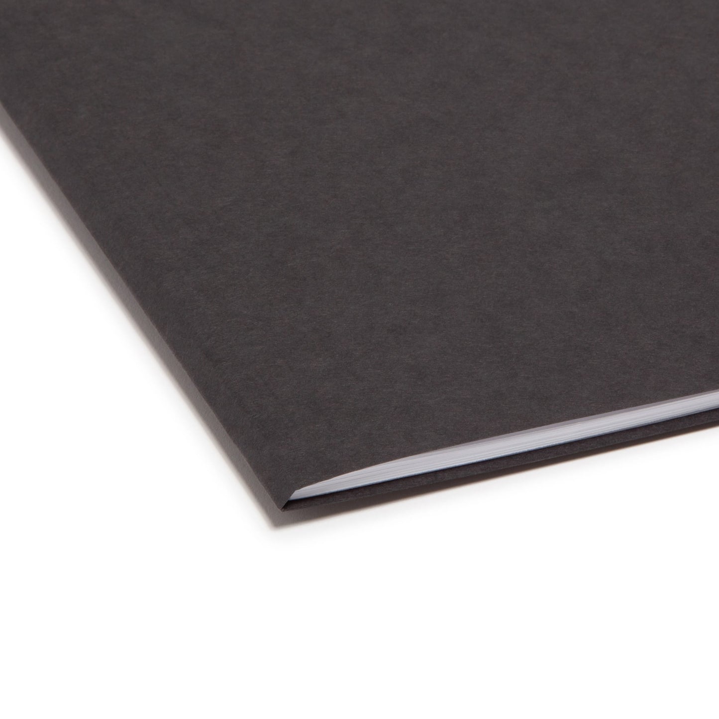 Reversible Printed Tab File Folders, 1/2-Cut Tab, Black Color, Letter Size, Set of 100, 086486103640