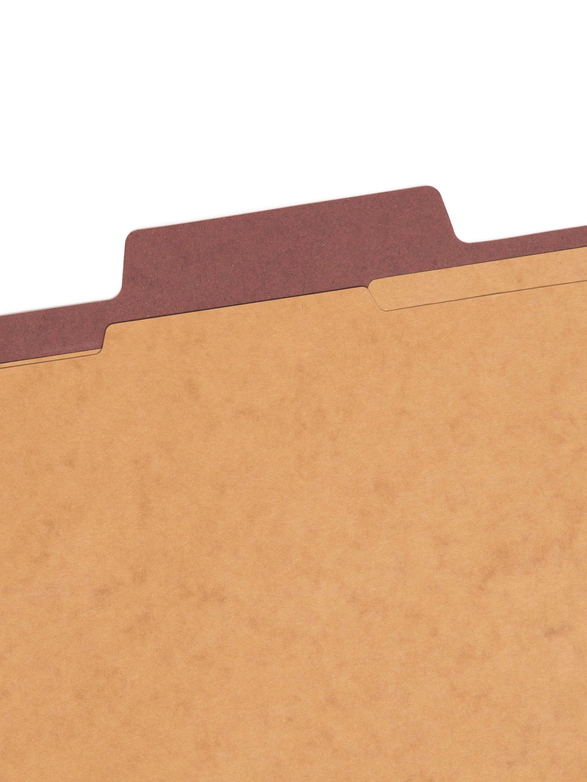 SuperTab® Classification File Folders, Red Color, Letter Size, Set of 10, 30086486140707