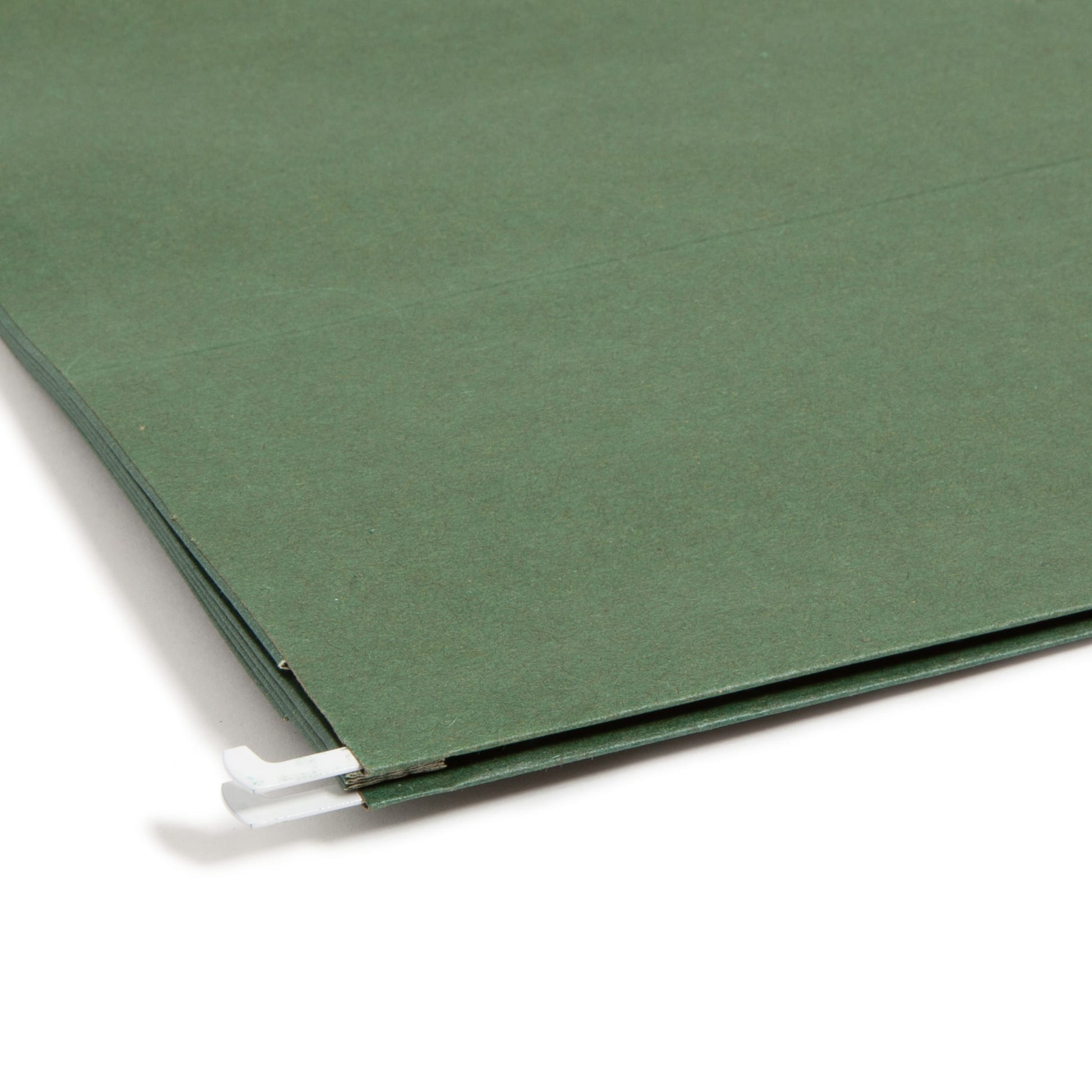 100% Recycled Hanging File Pockets, Standard Green Color, Letter Size, Set of 10, 086486642262