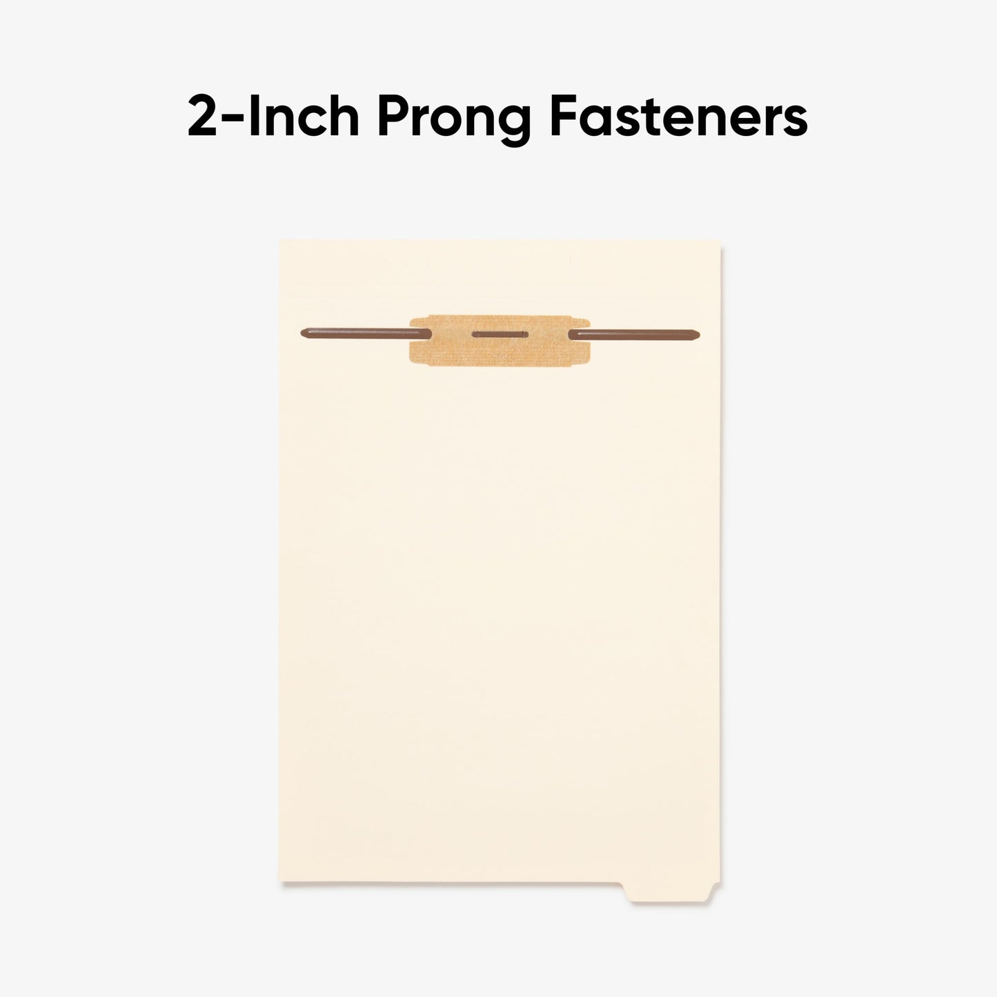 Folder Dividers with Fasteners, Manila Color, Letter Size, Set of 25, 086486355995