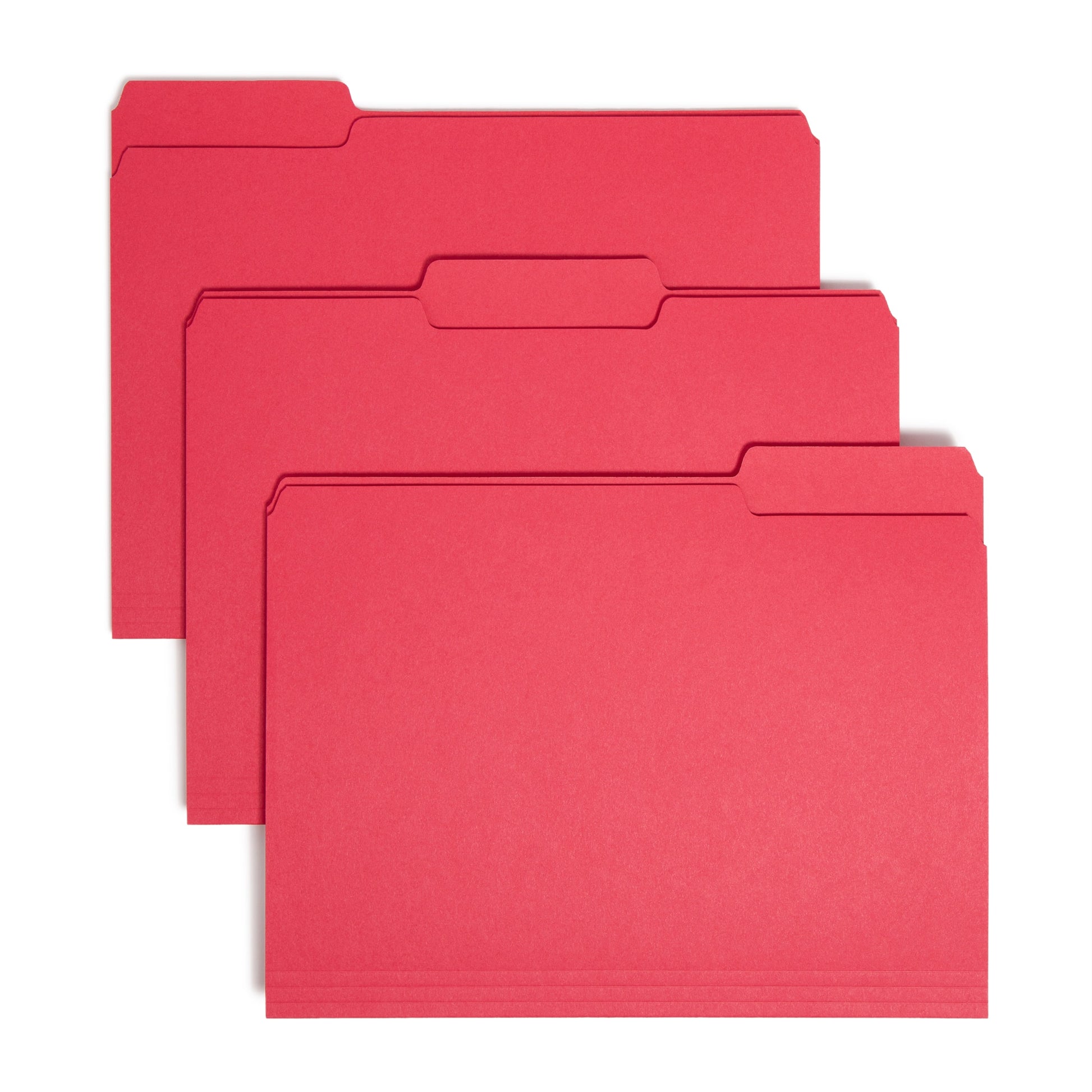 Interior File Folders, Red Color, Letter Size, Set of 100, 086486102674