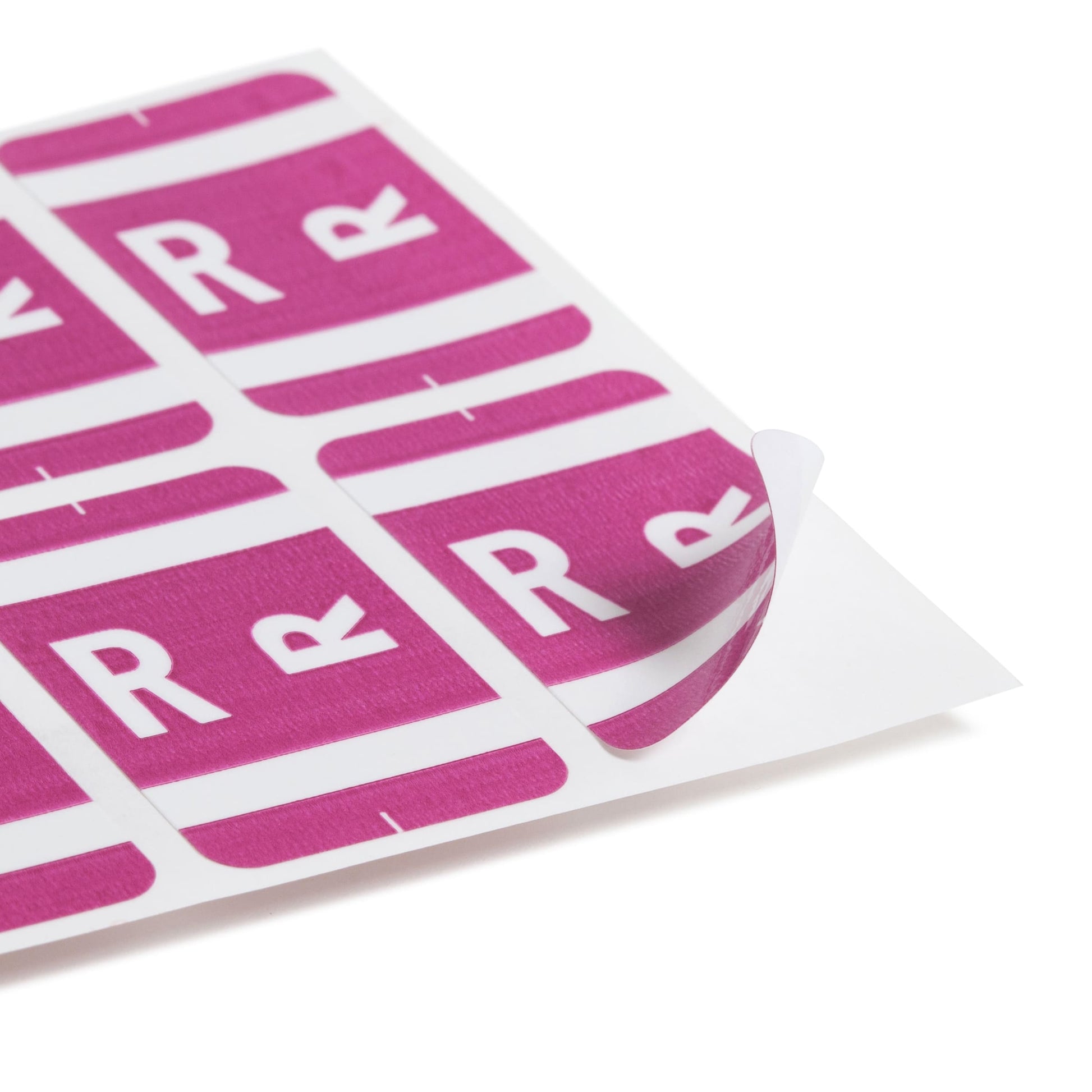 AlphaZ® ACCS Color Coded Alphabetic Labels - Sheets, Purple Color, 1" X 1-5/8" Size, Set of 100, 086486671880