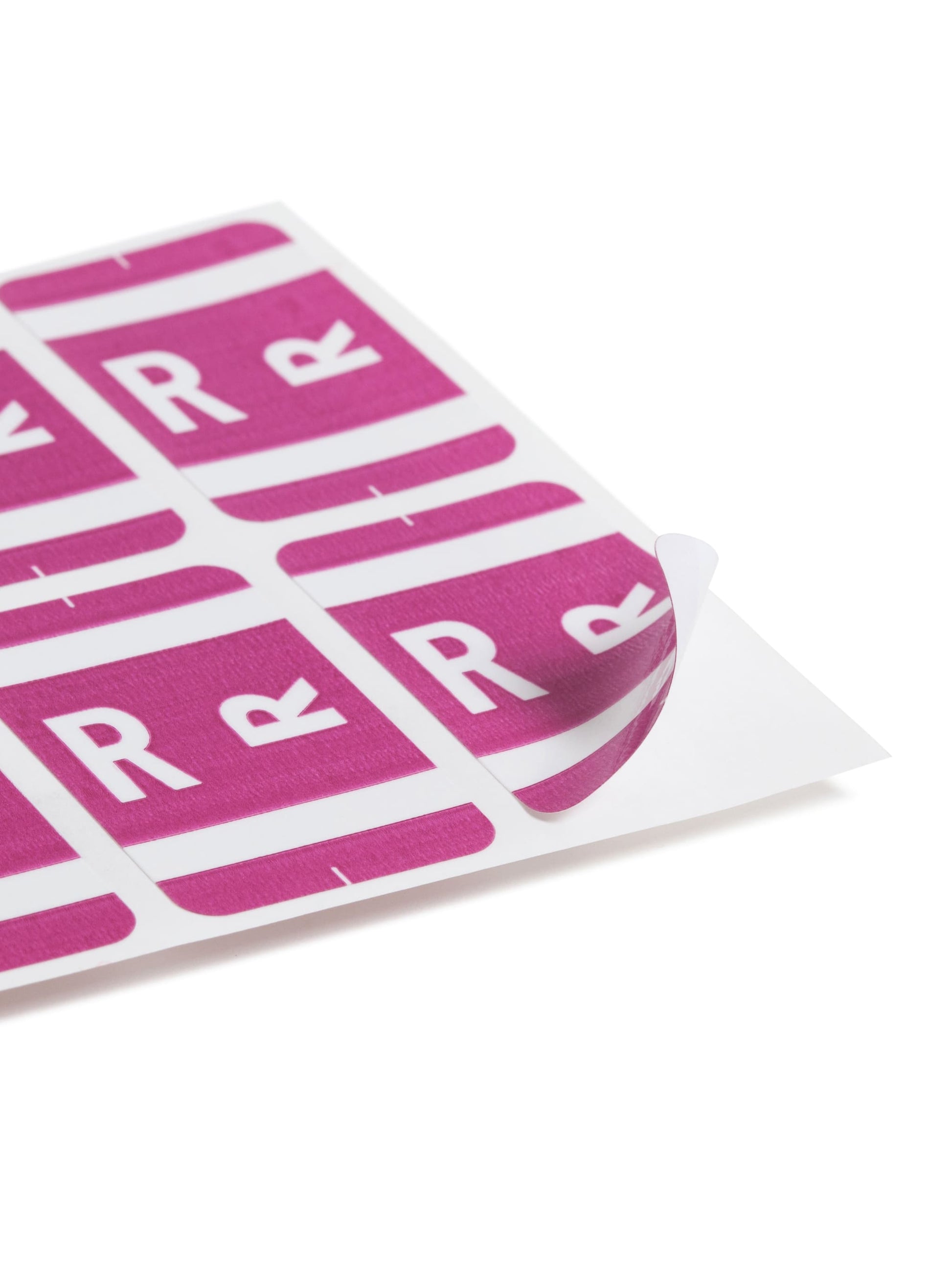 AlphaZ® ACCS Color Coded Alphabetic Labels - Sheets, Purple Color, 1" X 1-5/8" Size, Set of 100, 086486671880