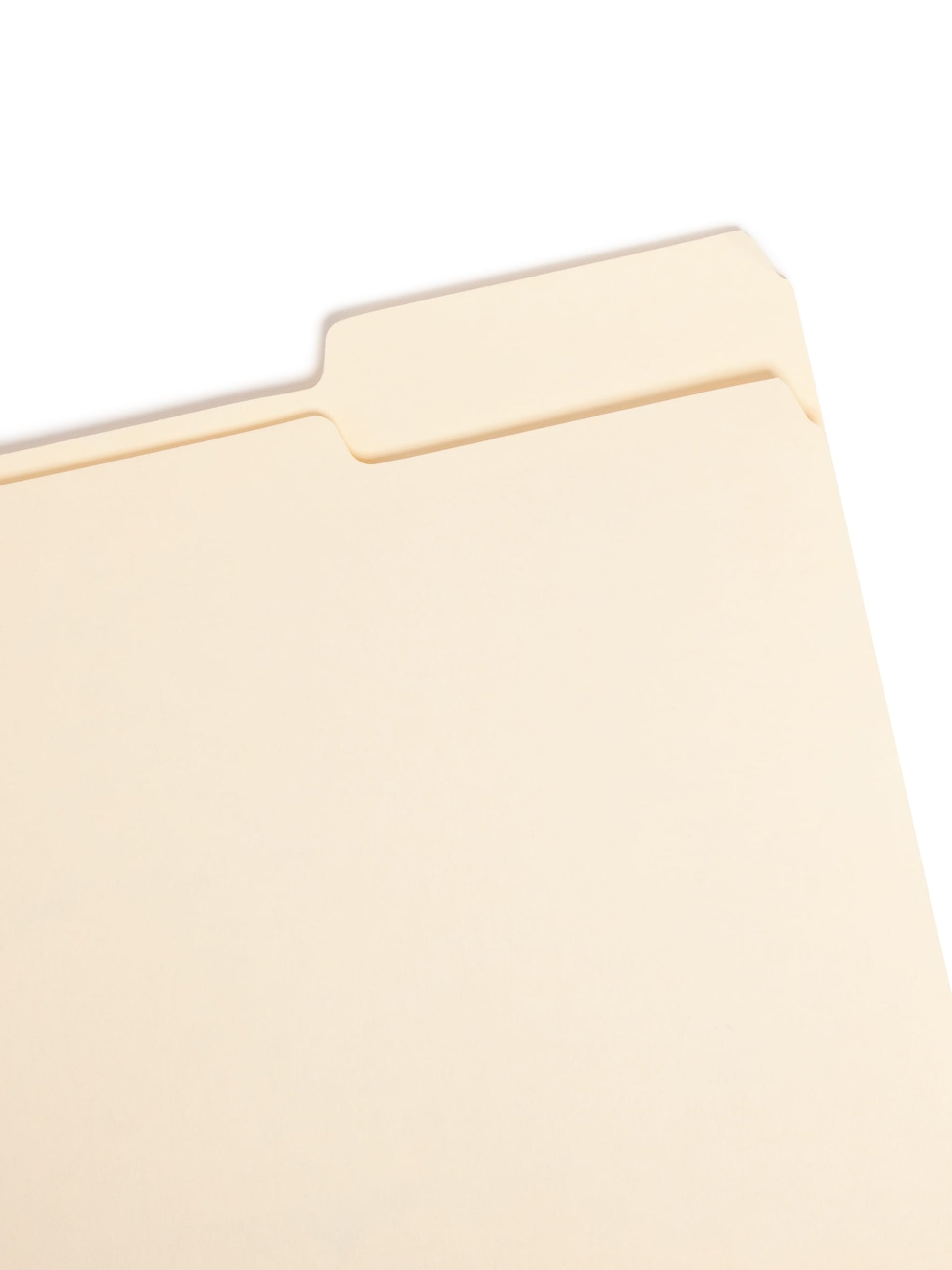 Standard File Folders, 1/3-Cut Right Tab, Manila Color, Letter Size, Set of 100, 086486103336