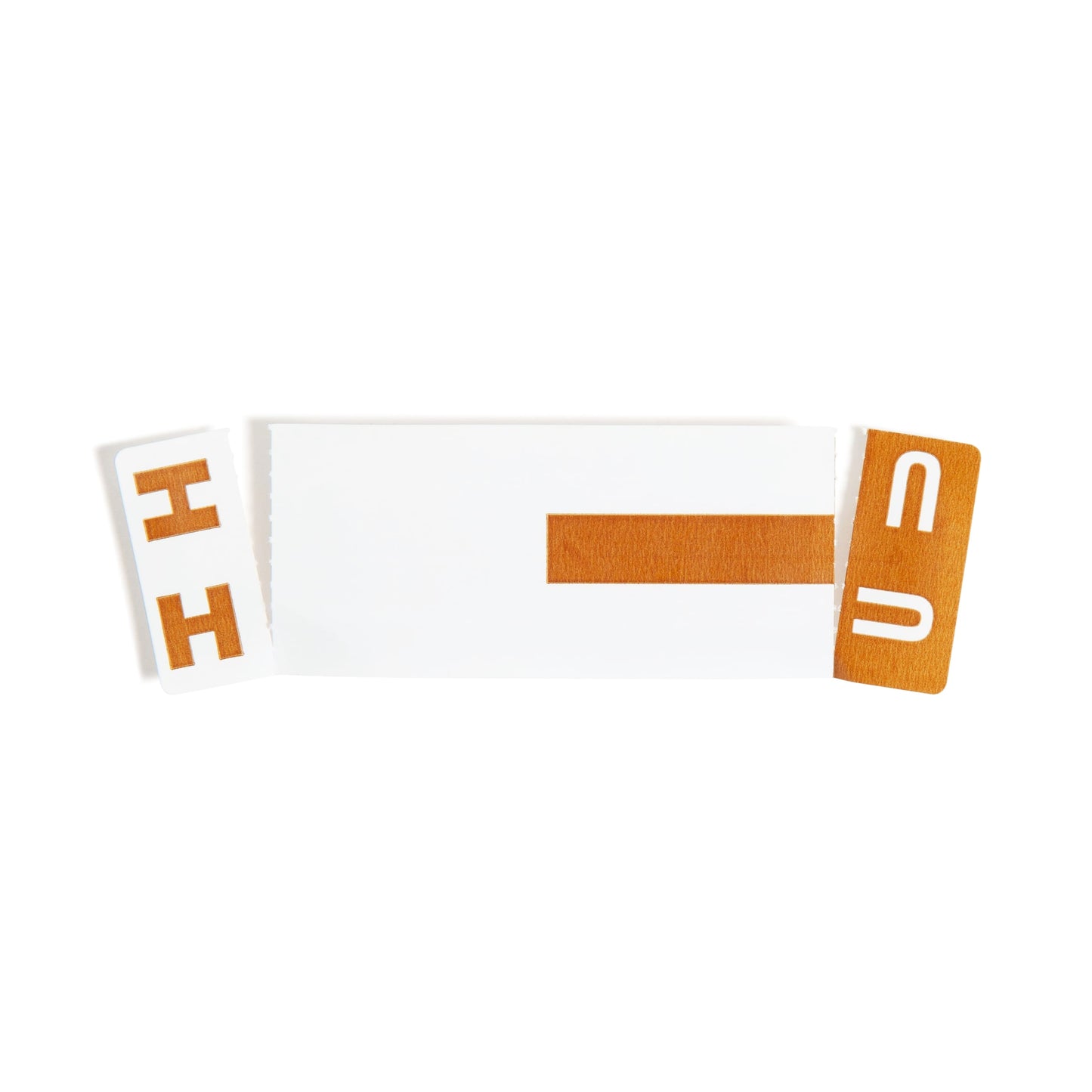 AlphaZ® NCC Color-Coded Name Labels - Sheets, Dark Brown Color, 3-5/8" X 1-5/32" Size, Set of 100, 086486671590