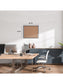 Mod Frame Cork Board, Black and Grey, Natural, 2" x 1", 2' or smaller, Natural, 2" X 1" Size, Set of 1, 812296023904