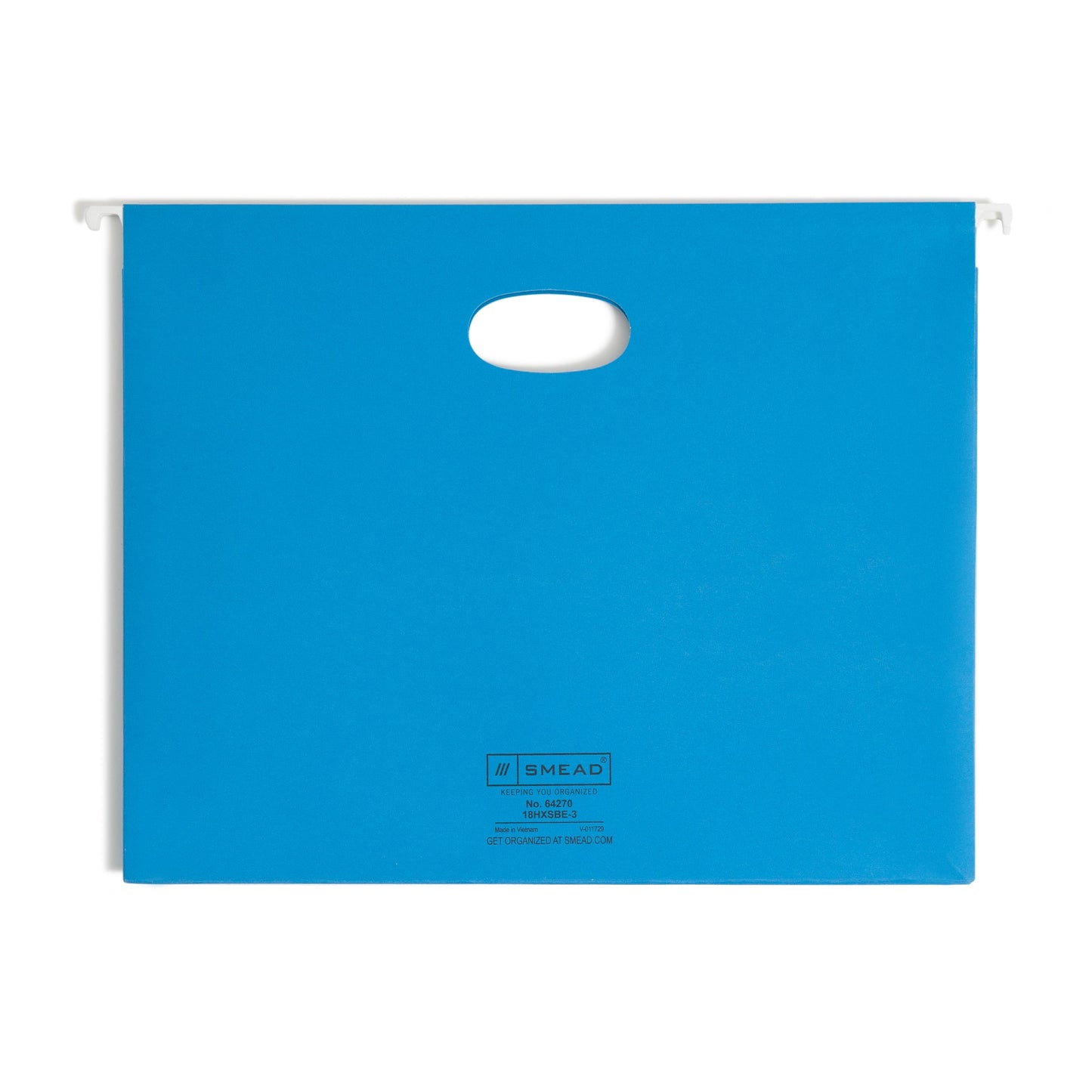 Hanging File Pockets with Tabs, 3" Expansion, Blue Color, Letter Size, Set of 25, 086486642705