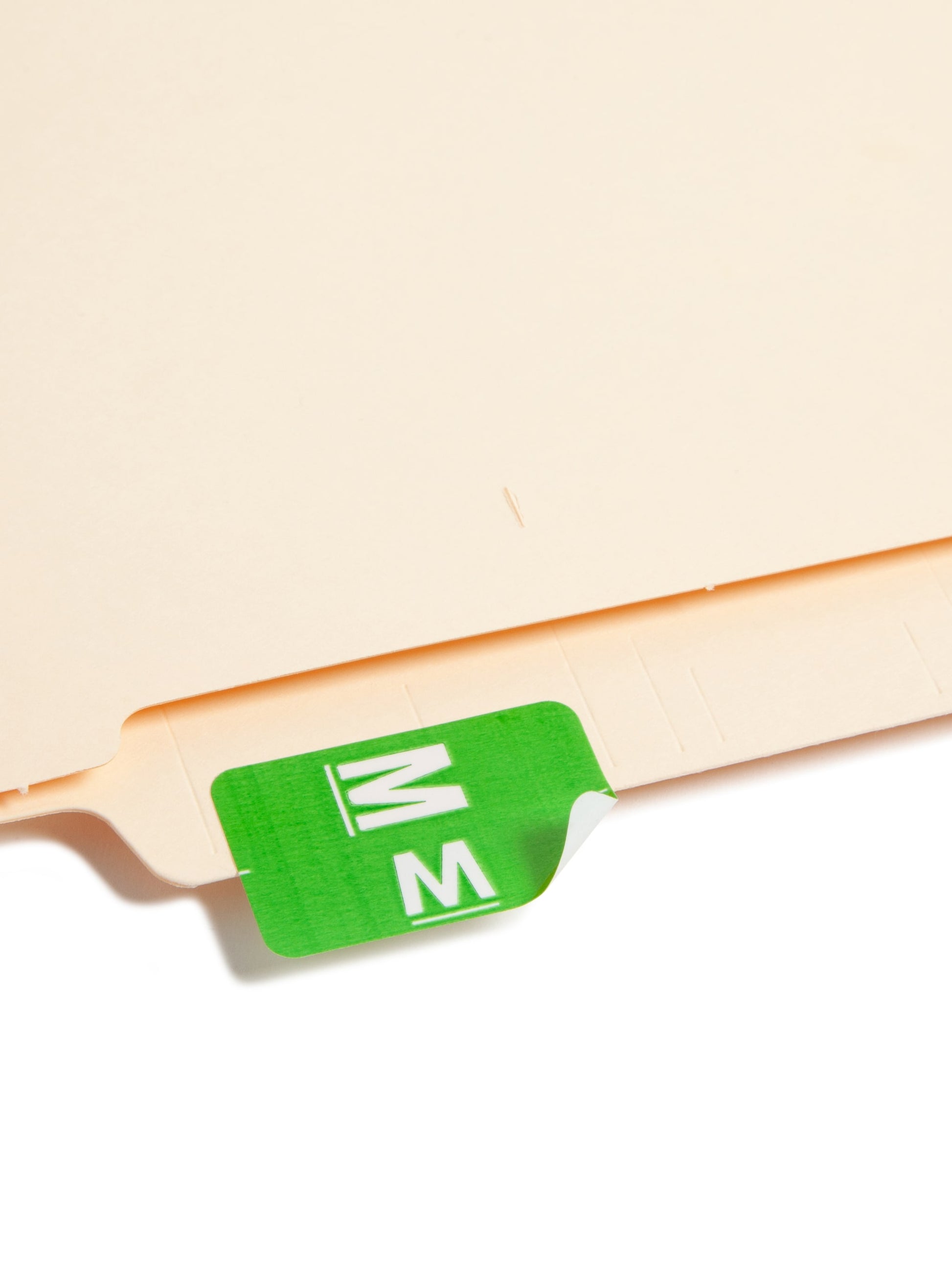 AlphaZ® ACCS Color Coded Alphabetic Labels - Sheets, Light Green Color, 1" X 1-5/8" Size, Set of 100, 086486671835