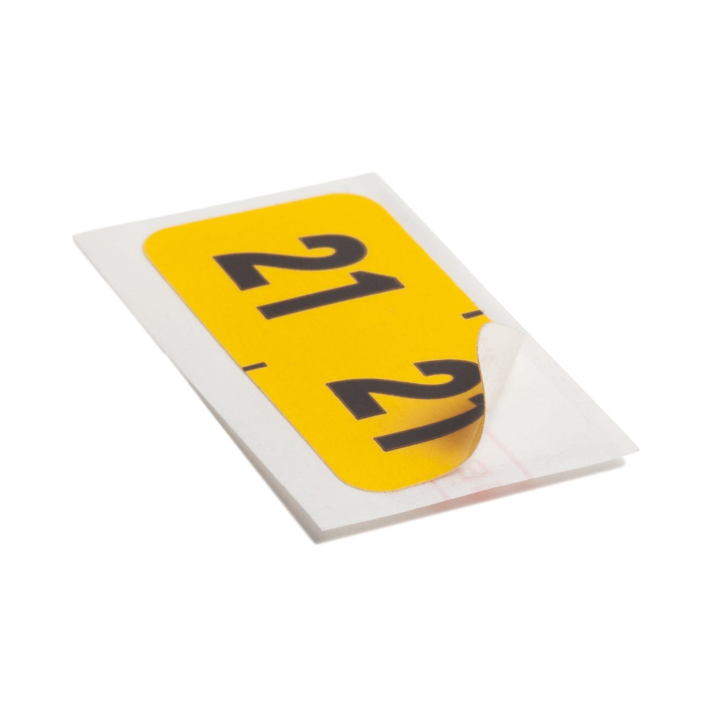 ETYJ Color-Coded Year Labels, Yellow Color, 1-1/2" X 3/4" Size, Set of 50, 086486683210