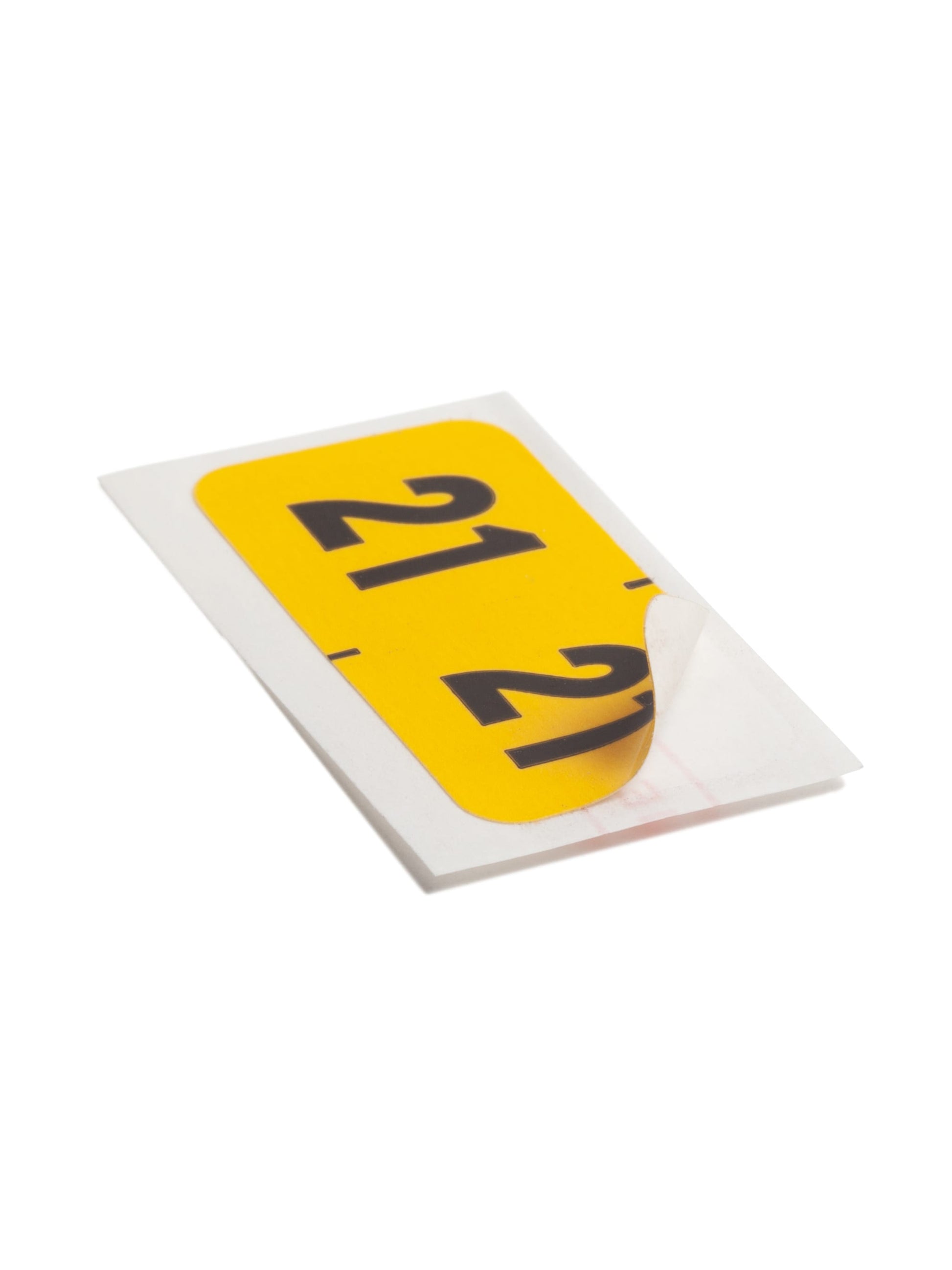 Color-Coded Year Labels, Yellow Color, 1-1/2" X 3/4" Size, Set of 1, 086486683210