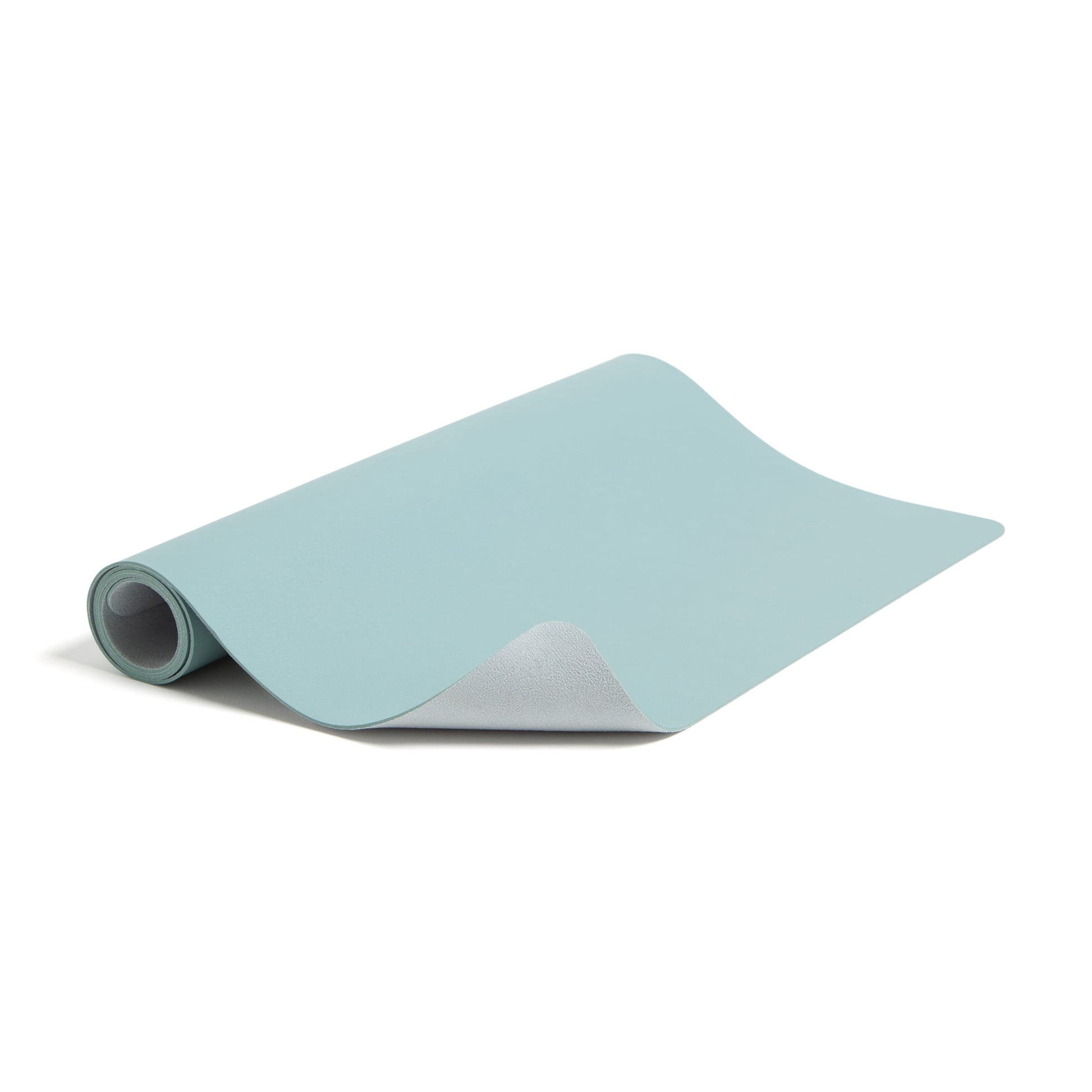 Vegan Leather Desk Pad, Superior Blue Color, 36"X17" Size, Set of 1, 086486648301