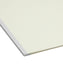 Pressboard File Folder, 1 inch Expansion, 1/3-Cut Tab, Gray/Green Color, Letter Size, Set of 25, 086486132305