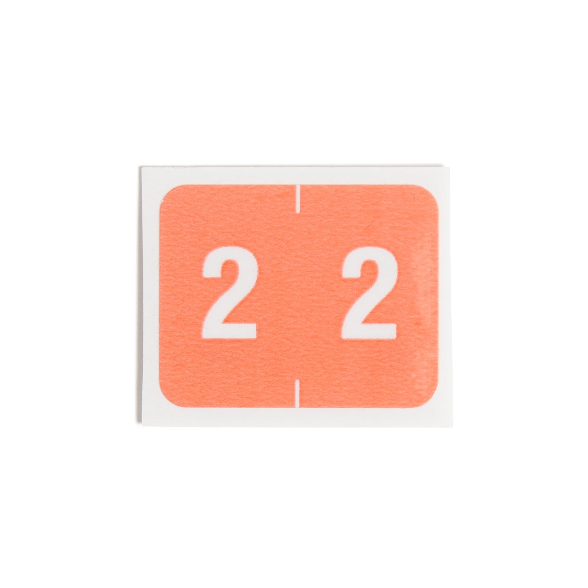 DCCRN Color-Coded Numeric Labels - Rolls, Pink Color, 1-1/4" X 1" Size, Set of 500, 086486673426